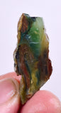 6grs BLUE OPAL SLAB Peru Scenic Quality Translucent Jewelry Collector O711