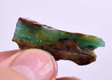 4.3grs BLUE OPAL SLAB Peru Scenic Quality Translucent Jewelry Collector O712