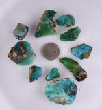 55Grams Lot GEM SILICA CHRYSOCOLLA Multicolor Chalcedony Emerald Jade Color Lily Mine S88