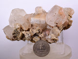 12cms CALCITE QUARTZ  CRYSTAL Mineral Specimen Collector Peru G244