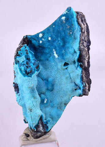 4.1cms CHRYSOCOLLA GRAPE BOTRYOIDAL Premium Peru Spheres Crystals Blue Color Cluster Stalactite CE943