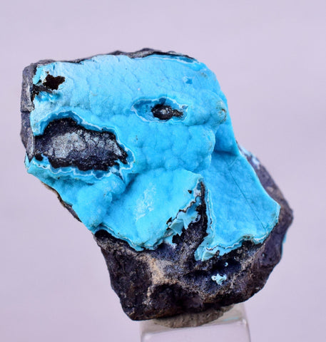 3.5cms CHRYSOCOLLA GRAPE BOTRYOIDAL Premium Peru Spheres Crystals Blue Color Cluster Stalactite CE944