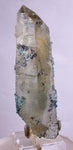 11.5cms  QUARTZ CHRYSOCOLLA TENTADORA Mine Peru Grape Botryoidal Stalactite Crystals Rare Ajoite (?)Mineral Specimen Collectors ce950