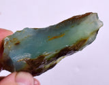 41 grs BLUE OPAL ROUGH Peru Rough Scenic Quality Translucent Jewelry O702