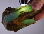 9.9grs BLUE OPAL ROUGH Peru Rough Scenic Quality Translucent Jewelry O705
