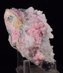9.2cms RHODOCHROSITE ROSETTE PYRITE  Quartz Peru Pink Red Crystals Natural Mineral Specimen R546