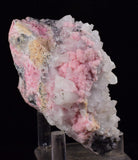 9.2cms RHODOCHROSITE ROSETTE PYRITE  Quartz Peru Pink Red Crystals Natural Mineral Specimen R546
