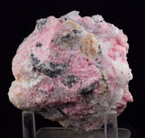 9.2cms RHODOCHROSITE ROSETTE PYRITE  Quartz Peru Pink Red Crystals Natural Mineral Specimen R546