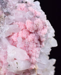 9.2cms RHODOCHROSITE ROSETTE PYRITE  Quartz Peru Pink Red Crystals Natural Mineral Specimen R546