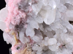 9.2cms RHODOCHROSITE ROSETTE PYRITE  Quartz Peru Pink Red Crystals Natural Mineral Specimen R546