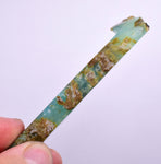 24.3grs BLUE OPAL SLAB Peru Scenic Quality Translucent Jewelry Collector O706