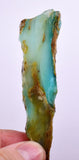 21grs BLUE OPAL SLAB Peru Scenic Quality Translucent Jewelry Collector O707