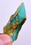 7.1grs BLUE OPAL SLAB Peru Scenic Quality Translucent Jewelry Collector O708