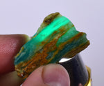 7.8grs BLUE OPAL SLAB Peru Scenic Quality Translucent Jewelry Collector O710