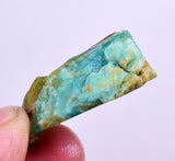 7.8grs BLUE OPAL SLAB Peru Scenic Quality Translucent Jewelry Collector O710
