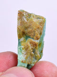 7.8grs BLUE OPAL SLAB Peru Scenic Quality Translucent Jewelry Collector O710
