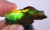 6grs BLUE OPAL SLAB Peru Scenic Quality Translucent Jewelry Collector O711