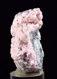 4.8cms RHODOCHROSITE ROSETTE QUARTZ  Pyrite Peru Pink Crystals Collector Mineral Specimen Huanzala Mine R549