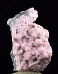 4.8cms RHODOCHROSITE ROSETTE QUARTZ  Pyrite Peru Pink Crystals Collector Mineral Specimen Huanzala Mine R549