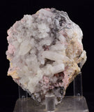 9.2cms RHODOCHROSITE ROSETTE PYRITE  Quartz Peru Pink Red Crystals Natural Mineral Specimen R546