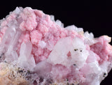 9.2cms RHODOCHROSITE ROSETTE PYRITE  Quartz Peru Pink Red Crystals Natural Mineral Specimen R546