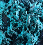11cms BLUE MALACHITE BOTRYOIDAL Peru Crystals Grape Spheres Rosette Translucent New Find Stalactite Minerals Specimensn U538