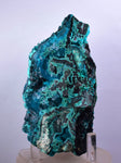 11cms BLUE MALACHITE BOTRYOIDAL Peru Crystals Grape Spheres Rosette Translucent New Find Stalactite Minerals Specimensn U538