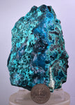 11cms BLUE MALACHITE BOTRYOIDAL Peru Crystals Grape Spheres Rosette Translucent New Find Stalactite Minerals Specimensn U538