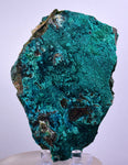 10cms BLUE MALACHITE BOTRYOIDAL Peru Crystals Grape Spheres Rosette Translucent New Find Stalactite Minerals Specimensn U539