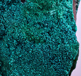 10cms BLUE MALACHITE BOTRYOIDAL Peru Crystals Grape Spheres Rosette Translucent New Find Stalactite Minerals Specimensn U539