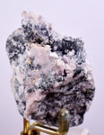 6.3cm PEARCEITE POLYBASITE Pyrite Uchuchaccua Mine Crystal Peru Mineral Specimen H289