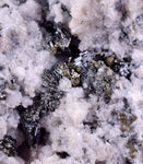 6.3cm PEARCEITE POLYBASITE Pyrite Uchuchaccua Mine Crystal Peru Mineral Specimen H289