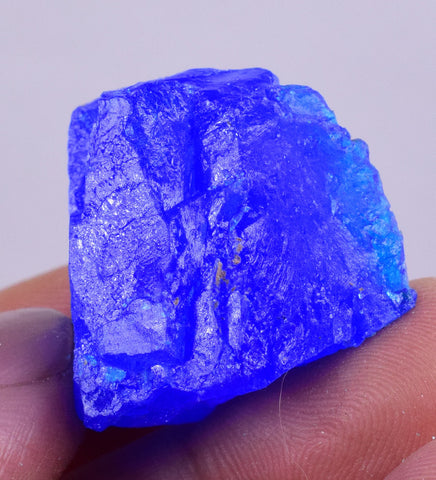 2.5cm  CHALCANTHITE CRYSTAL Lab Grow Mineral Specimen Peru F396
