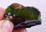 37gr GEM SILICA CHRYSOCOLLA Emeraldine Lily Mine Peru Scenic Quartz Malachite Chalcedony Emerald Jade Color S93