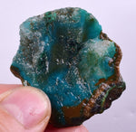 22gr GEM SILICA CHRYSOCOLLA Emeraldine Lily Mine Peru Scenic Quartz Malachite Chalcedony Emerald Jade Color S94