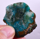 22gr GEM SILICA CHRYSOCOLLA Emeraldine Lily Mine Peru Scenic Quartz Malachite Chalcedony Emerald Jade Color S94