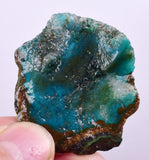22gr GEM SILICA CHRYSOCOLLA Emeraldine Lily Mine Peru Scenic Quartz Malachite Chalcedony Emerald Jade Color S94