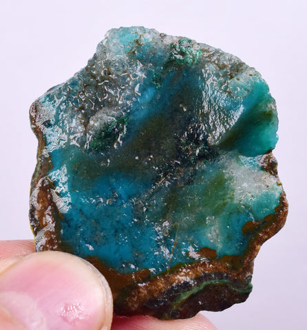 22gr GEM SILICA CHRYSOCOLLA Emeraldine Lily Mine Peru Scenic Quartz Malachite Chalcedony Emerald Jade Color S94