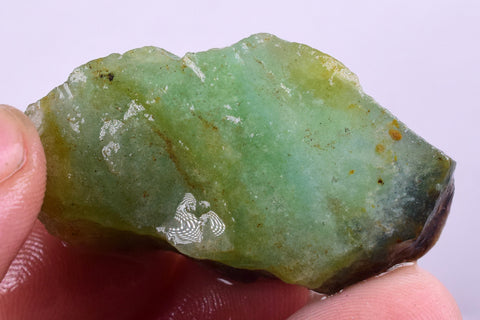 19gr GEM SILICA CHRYSOCOLLA Emeraldine Lily Mine Peru Scenic Quartz Malachite Chalcedony Emerald Jade Color S95