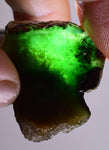 20gr GEM SILICA CHRYSOCOLLA Emeraldine Lily Mine Peru Scenic Quartz Malachite Chalcedony Emerald Jade Color S96