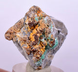 3.6cms EMERALD CRYSTAL PYRITE Calcite Quartz Colombia Mineral Specimen E105