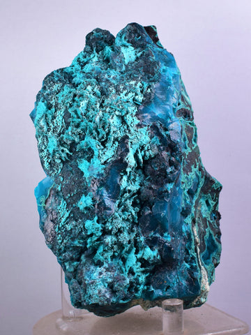 11cms BLUE MALACHITE BOTRYOIDAL Peru Crystals Grape Spheres Rosette Translucent New Find Stalactite Minerals Specimensn U538