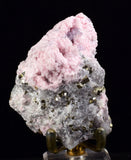 7cms RHODOCHROSITE ROSETTE QUARTZ Fluorite Pyrite Peru Pink Crystals Collector Mineral Specimen Huanzala Mine R555