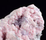 7cms RHODOCHROSITE ROSETTE QUARTZ Fluorite Pyrite Peru Pink Crystals Collector Mineral Specimen Huanzala Mine R555