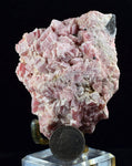 6.2cms RHODOCHROSITE CRYSTALS Manuelita Mine Peru Collector Mineral Specimen R552