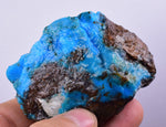 700cts Gem SILICA CHRYSOCOLLA CHALCEDONY Lily Mine Peru Royal Blue Color S97