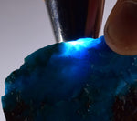 700cts Gem SILICA CHRYSOCOLLA CHALCEDONY Lily Mine Peru Royal Blue Color S97