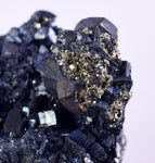 5cm GEM ENARGITE PYRITE Crystals Peru Shiny Mineral Specimen Collector H291