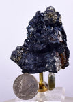 5cm GEM ENARGITE PYRITE Crystals Peru Shiny Mineral Specimen Collector H291