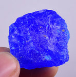 2.5cm  CHALCANTHITE CRYSTAL Lab Grow Mineral Specimen Peru F396